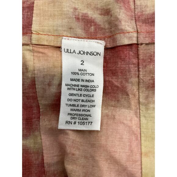 Ulla Johnson 'Isolde' Red Jewel Neck Dress Size 2 - Picture 5 of 5